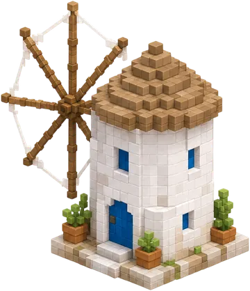 Voxel windmill preview from Voxel Game